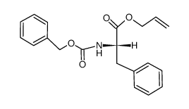 (S)-allyl 2-(((benzyloxy)carbonyl)amino)-3-phenylpropanoate Structure