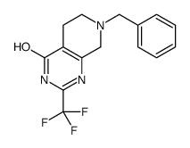 7-BENZYL-2-(TRIFLUOROMETHYL)-5,6,7,8-TETRAHYDROPYRIDO[3,4-D]PYRIMIDIN-4-OL Structure