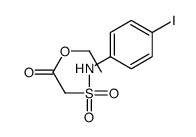 ethyl 2-[(4-iodophenyl)sulfamoyl]acetate结构式