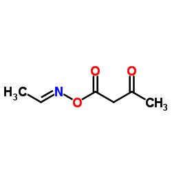 Acetaldehyde, O-(1,3-dioxobutyl)oxime, (1E)- (9CI)结构式