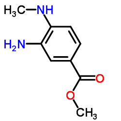 Methyl 3-amino-4-(methylamino)benzoate Structure