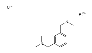 chloroplatinum(1+),1-[3-[(dimethylamino)methyl]benzene-2-id-1-yl]-N,N-dimethylmethanamine结构式
