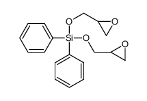 bis(oxiran-2-ylmethoxy)-diphenylsilane Structure