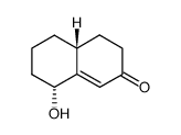8α-hydroxy-Δ1(9)-octalone-2 Structure