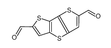 二噻吩并[3,2-b:2',3'-d]噻吩-2,6-二甲醛结构式