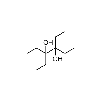 3,4-二乙基-3,4-己二醇结构式