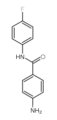 4-氨基-N-(4-氟苯基)苯甲酰胺结构式