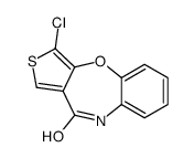 1-chloro-5H-thieno[3,4-b][1,5]benzoxazepin-4-one Structure