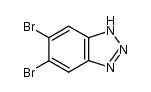 5,6-二溴苯并三氮唑结构式