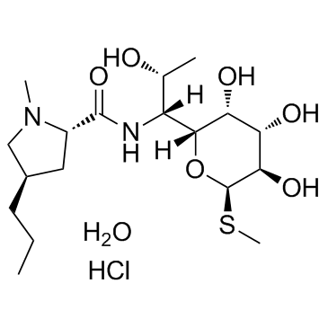 盐酸林可霉素结构式