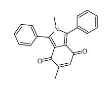 2,5-dimethyl-1,3-diphenylisoindole-4,7-dione Structure