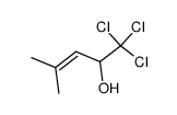 1,1,1-trichloro-2-hydroxy-4-methyl-3-pentene Structure