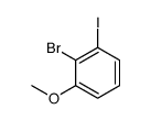 2-溴-1-碘-3-甲氧基苯结构式