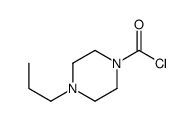 1-Piperazinecarbonyl chloride, 4-propyl- (9CI)结构式