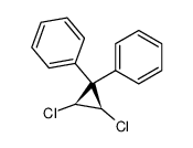 1,2-dichloro-3,3-diphenylcyclopropane结构式