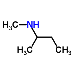 N-甲基-2-丁胺结构式