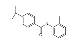 4-tert-butyl-N-methyl-N-(2-methylphenyl)benzamide结构式