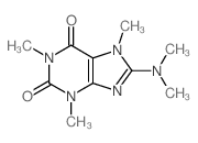 8-dimethylamino-1,3,7-trimethyl-purine-2,6-dione结构式