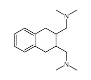 cis-N,N,N',N'-tetramethyl-1,2,3,4-tetrahydronaphthalene-2,3-bis(methylamine) Structure