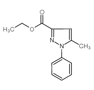 5-甲基-1-苯基-1H-吡唑-5-乙酸甲酯结构式