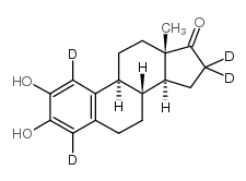 2-羟基雌酚酮-D4结构式