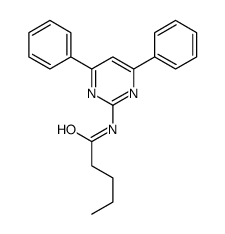 N-(4,6-diphenylpyrimidin-2-yl)pentanamide Structure