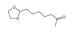 2-(7-oxo-heptane) yl 1,3-dioxolane结构式