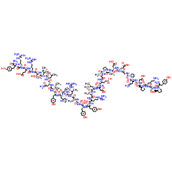 Neuropeptide Y (porcine) trifluoroacetate salt structure