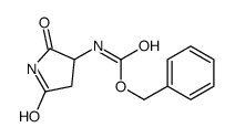 Carbamic acid, (2,5-dioxo-3-pyrrolidinyl)-, phenylmethyl ester (9CI)结构式