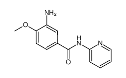 3-amino-4-methoxy-N-(pyridin-2-yl)benzamide Structure