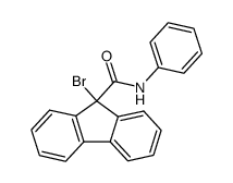 9-bromo-fluorene-9-carboxylic acid anilide Structure
