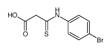 N-(4-bromo-phenyl)-3-thio-malonamic acid结构式