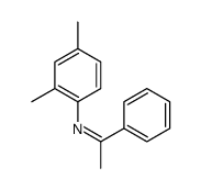 N-(2,4-dimethylphenyl)-1-phenylethanimine结构式