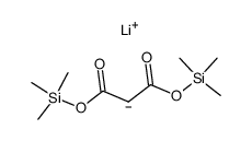 Lithium bis (trimethylsilyl) malonate Structure