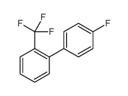 1,1'-Biphenyl, 4'-fluoro-2-(trifluoromethyl) Structure
