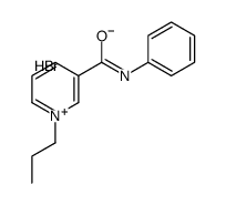 N-phenyl-1-propylpyridin-1-ium-3-carboxamide,bromide Structure