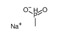 methylphosphonous acid sodium salt结构式