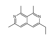 3-ethyl-1,6,8-trimethyl-2,7-naphthyridine Structure