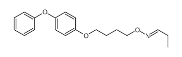 (E)-N-[4-(4-phenoxyphenoxy)butoxy]propan-1-imine结构式