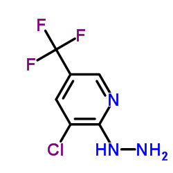 3-氯-5-(三氟甲基)吡啶-基肼结构式