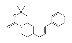 tert-butyl 4-(3-pyridin-4-ylprop-2-enyl)piperidine-1-carboxylate Structure