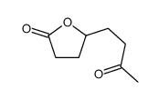 5-(3-oxobutyl)oxolan-2-one Structure