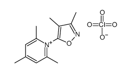 3,4-dimethyl-5-(2,4,6-trimethylpyridin-1-ium-1-yl)-1,2-oxazole,perchlorate Structure