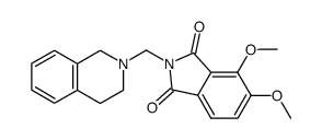 3,4-dimethoxy-N-(1,2,3,4-tetrahydroisoquinolin-2-ylmethyl)phtalimide Structure