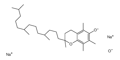 disodium dihydrogen phosphate [2R[2R*(4R*,8R*)]]-3,4-dihydro-2,5,7,8-tetramethyl-2-(4,8,12-trimethyltridecyl)-2H-benzopyran-6-olate Structure