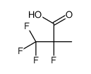 2,3,3,3-tetrafluoro-2-methylpropanoic acid结构式