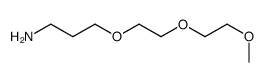 3-[2-(2-methoxyethoxy)ethoxy]propan-1-amine结构式