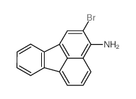3-Fluoranthenamine,2-bromo-结构式