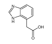 1H-苯并咪唑-7-乙酸结构式