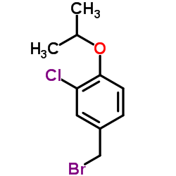 4-(Bromomethyl)-2-chloro-1-isopropoxybenzene Structure